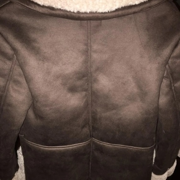 ASOS faux suede fleece lined coat - Picture 5 of 5